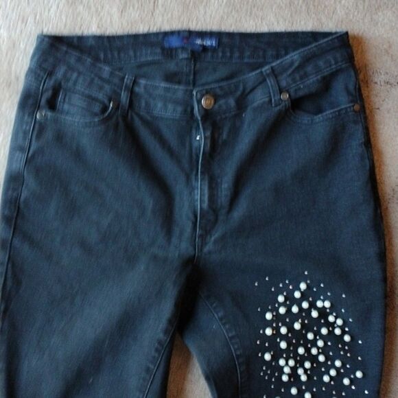 Denim 24/7 Embellished Black Jeans - Picture 3 of 11